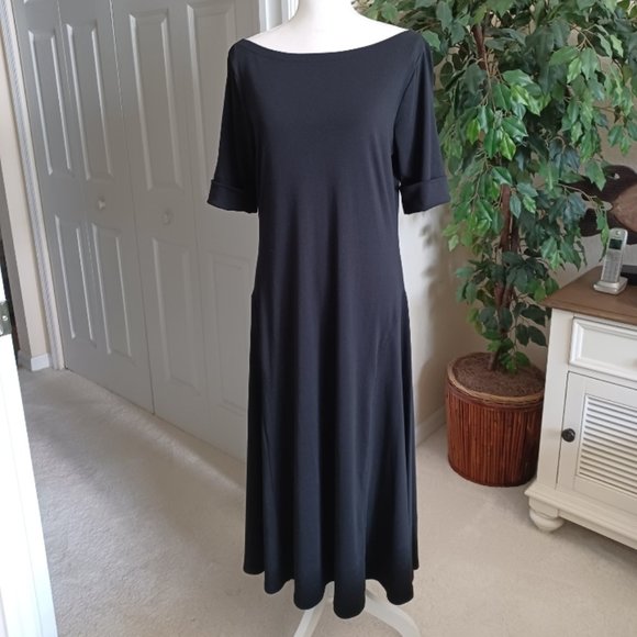 Ralph Lauren Black Label Dresses & Skirts - NEW!  Lauren Ralph Lauren Short Sleeve Black Dress Size XL